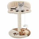 vidaXL Cat Scratching Post with Sisal Scratching Post 40 cm Beige and Brown