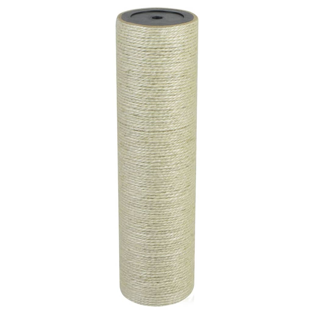vidaXL Cat scratching post 8x20 cm 8 mm beige
