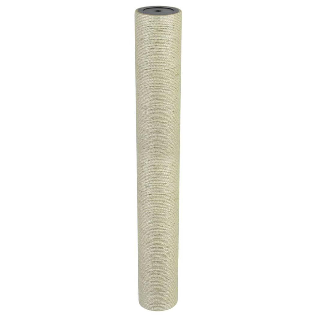 vidaXL Cat scratching post 8x20 cm 8 mm beige