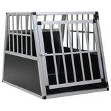 vidaXL Single Door Dog Crate 65x91x69.5 cm