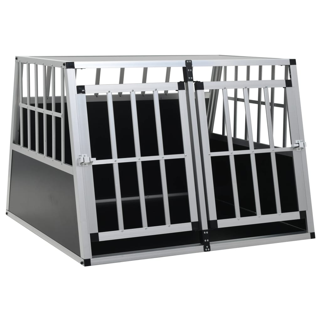 vidaXL Single Door Dog Crate 65x91x69.5 cm