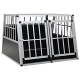 vidaXL Single Door Dog Crate 65x91x69.5 cm
