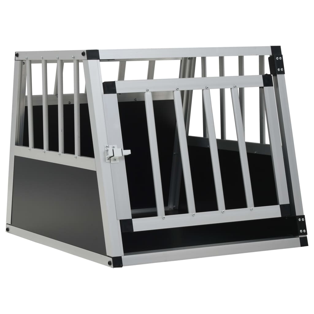 vidaXL Single Door Dog Crate 65x91x69.5 cm