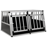 vidaXL Single Door Dog Crate 65x91x69.5 cm