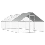 vidaXL Chicken Coop 2.75x2x1.92 m Galvanised Steel