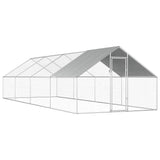 vidaXL Chicken Coop 2.75x2x1.92 m Galvanised Steel