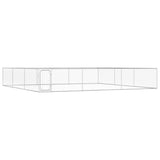vidaXL Outdoor Dog Kennel 2x2x1 m Galvanized Steel