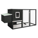 vidaXL Chicken Coop with Roosting House Wood