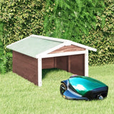 vidaXL Robotic Lawn Mower Canopy 72x87x50 cm solid spruce wood