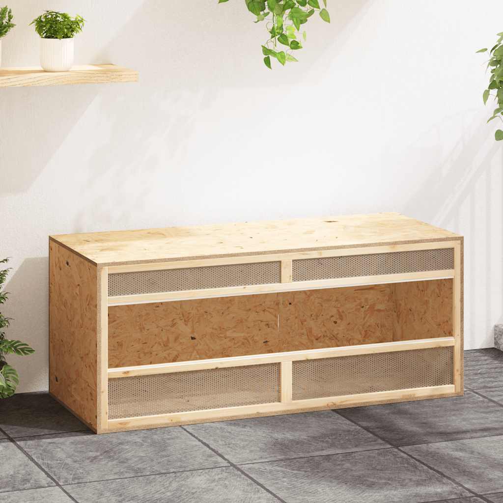 vidaXL Terrarium 144x46x48 cm engineered wood