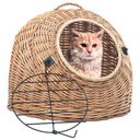 vidaXL Kattendrager 45x35x35 cm naturel sauvage gris