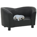 vidaXL Hondenbank 67x41x39 cm art noir