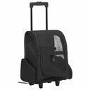 vidaXL Huisdierentrolley inklapbaar beige