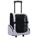 vidaXL Huisdierentrolley inklapbaar beige