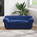 vidaXL Hondenbank 72x45x30 cm pluche zwart