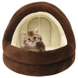 vidaXL Cat bed 40x40x35 cm grey and cream