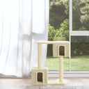 vidaXL Tapis de crabe en sisal 60 cm crème jaune