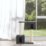 vidaXL Kattenkrabpaal met sisal krabpalen 60 cm crèmekleurig