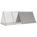 vidaXL Meuble de rangement 201,5x80,5x71 cm acier galvanisé antraciet