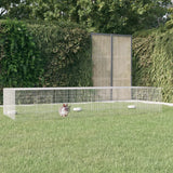 vidaXL Konijnenkooi 110x110x55 cm gegalvaniseerd ijzer