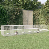 vidaXL Rabbit Cage 78x54x54 cm Galvanised Iron
