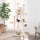 vidaXL Meuble de jardin avec palettes en sisal 191 cm crème jaune