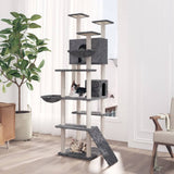 vidaXL Cat Tree with Sisal Scratching Posts 191 cm Cream