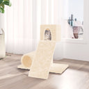 vidaXL Meuble de jardin avec paillasson en sisal 59 cm crème jaune