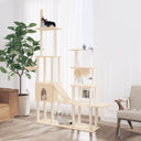 vidaXL Meuble de jardin avec palettes en sisal 279 cm crème jaune