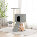 vidaXL Cat Tree with Sisal Scratching Posts 96 cm Cream