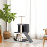 vidaXL Kattenmeubel met sisal krabpalen 82 cm crèmekleurig