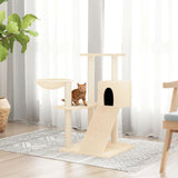 vidaXL Meuble de jardin avec palettes en sisal 82 cm crème jaune