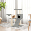vidaXL Meuble de jardin avec palettes en sisal 82 cm crème jaune