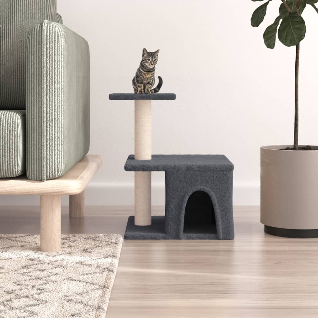 vidaXL Kattenmeubel met sisal krabpalen 48 cm crèmekleurig