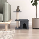 vidaXL Kattenmeubel met sisal krabpalen 48 cm crèmekleurig