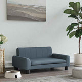 vidaXL Dog Bed 90x53x30 cm artificial leather cream
