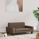 vidaXL Hondenmand 90x53x30 cm kunstleer crèmekleurig