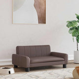 vidaXL Dog Bed 90x53x30 cm artificial leather cream