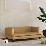 vidaXL Dog Bed 80x45x30 cm Artificial Leather Brown