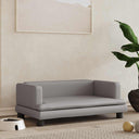 vidaXL Hondenmand 80x45x30 cm kunstleer bruin