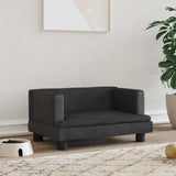 vidaXL Dog Bed 80x45x30 cm Artificial Leather Brown