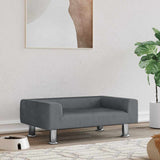vidaXL Dog Bed 70x45x26.5 cm velvet blue