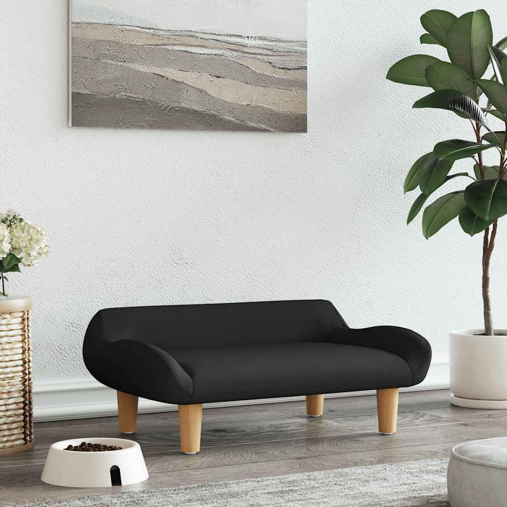 vidaXL Dog Bed 70x40x24 cm fabric cream