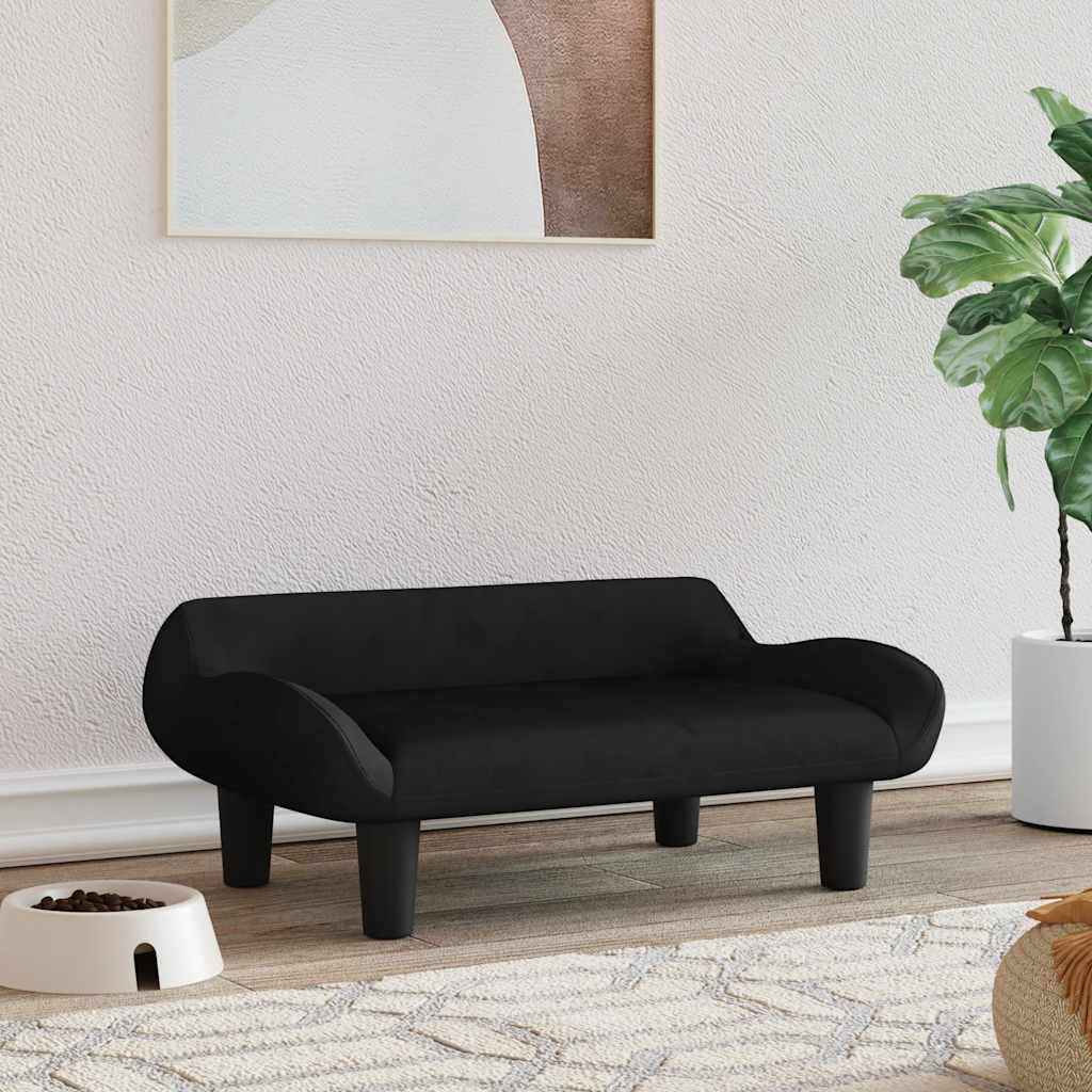 vidaXL Dog Bed 70x40x24 cm fabric cream