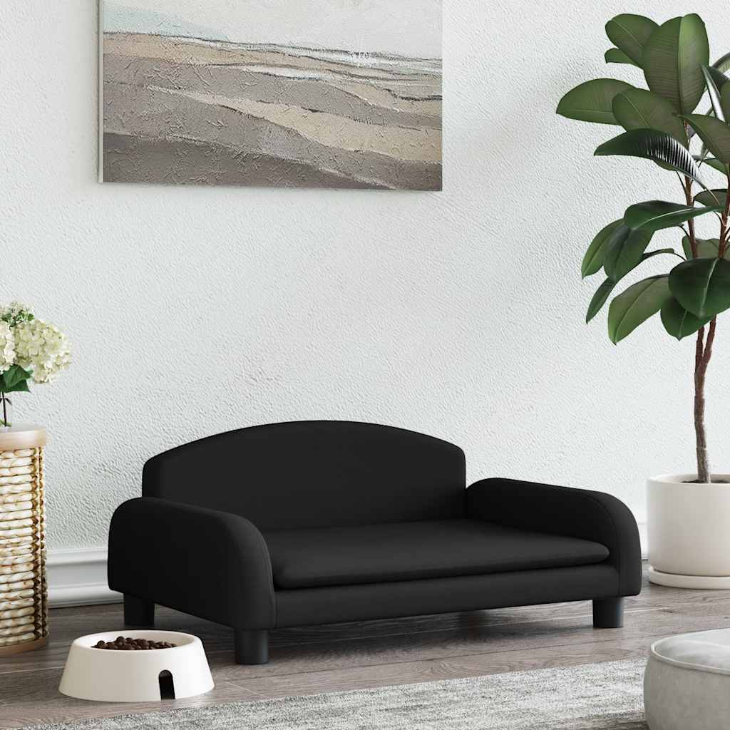 vidaXL Hondenmand 70x45x30 cm stof crèmekleurig