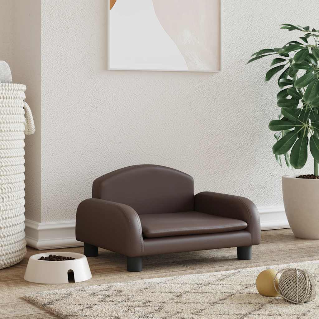 vidaXL Hondenmand 70x45x30 cm stof crèmekleurig