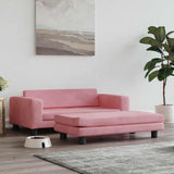 vidaXL Hondenmand met verlengstuk 100x50x30 cm fluweel blauw