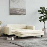 vidaXL Hondenmand met verlengstuk 100x50x30 cm fluweel blauw