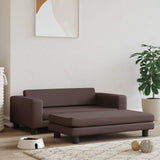 vidaXL Hondenmand met verlengstuk 100x50x30 cm fluweel blauw