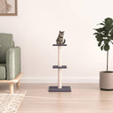vidaXL Cat Tree with Sisal Scratching Posts 73 cm Cream